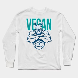 Vegan Muscle Rhino Long Sleeve T-Shirt